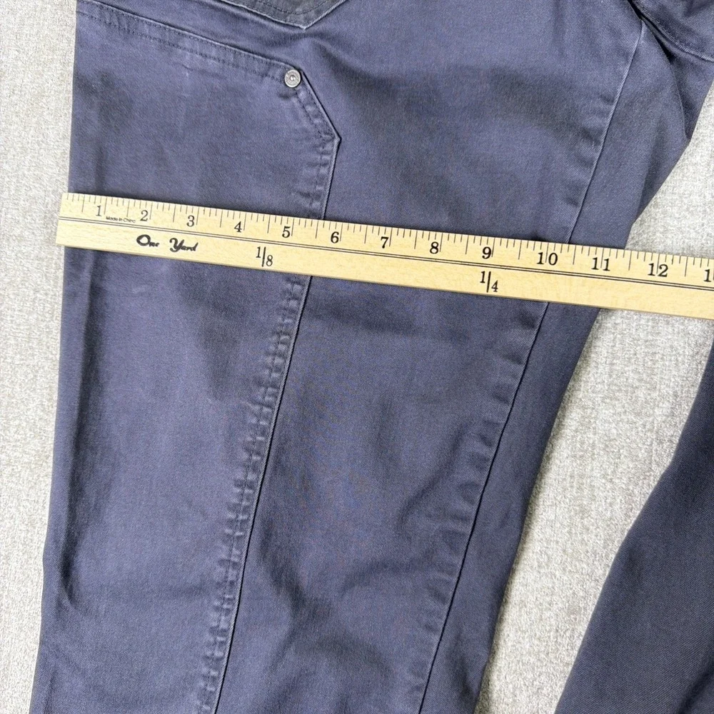 Democracy Pants Women Size 16W Gray Ab Solution Straight Utility Double Knee